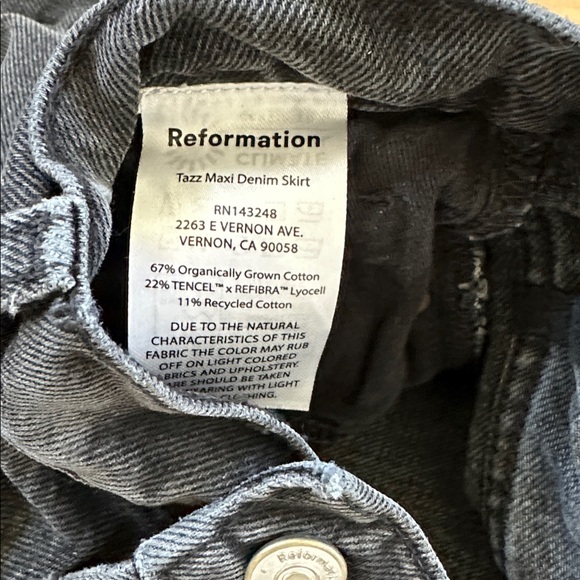 Reformation Tazz Denim Skirt - Picture 3 of 3